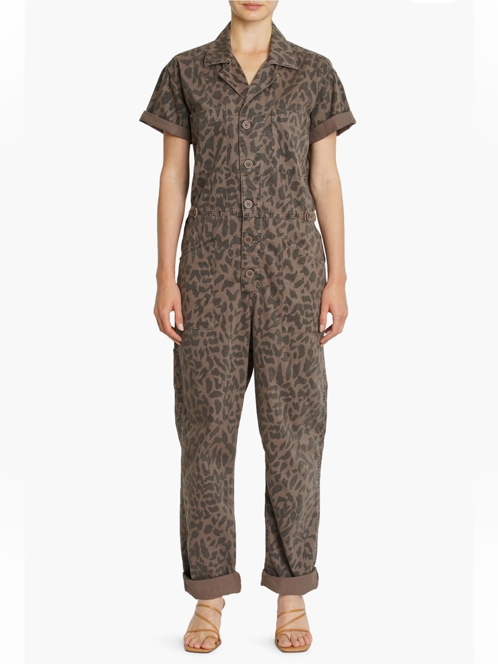Pistola Grover Jumpsuit Jagged Leopard Size Small - Picture 2 of 12